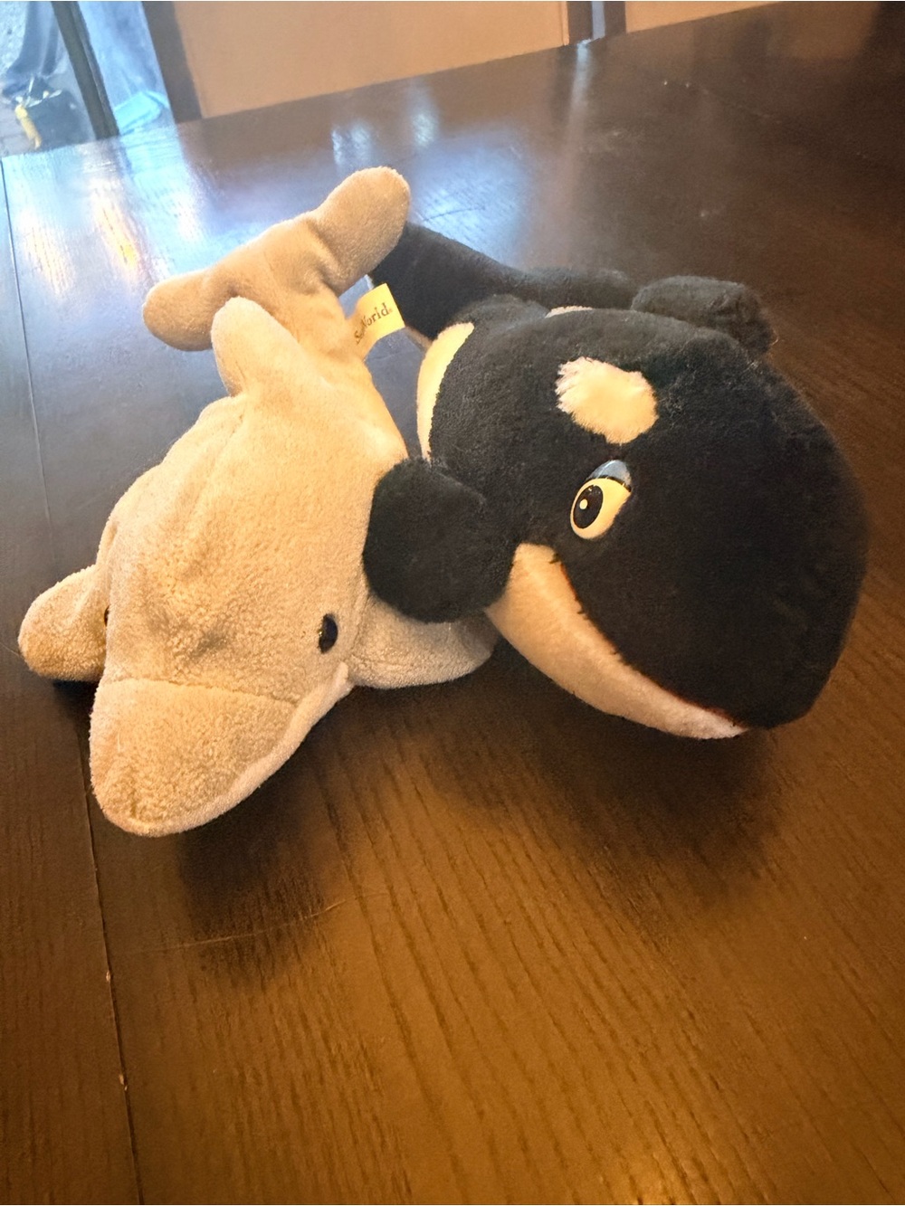 1980’s Vintage Seaworld Shamu Orca and Dolphin Stuffies